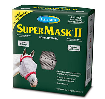 SUPERMASK® II CLASSIC HORSE FLY MASK