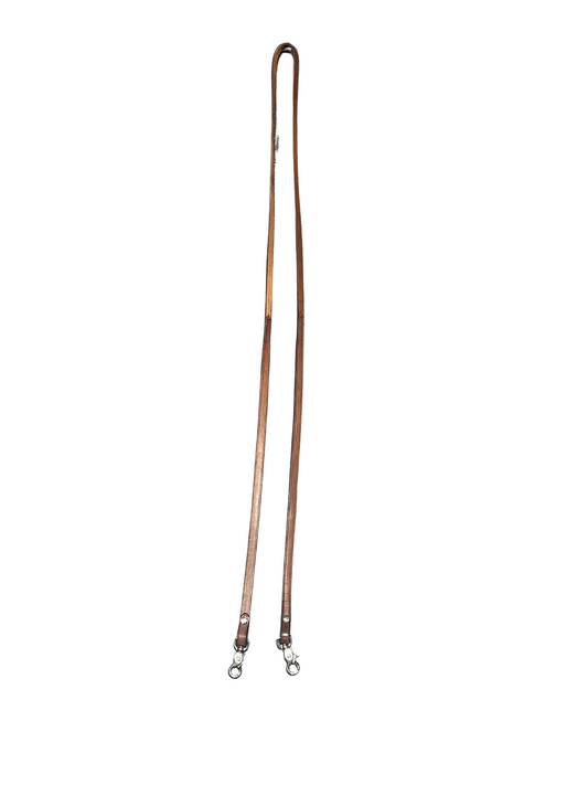 Red Cliffs Tack Plain Continuous Reins with Clips