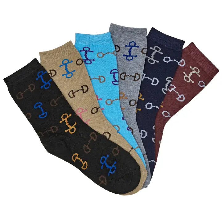 Snaffle Bits Crew Socks